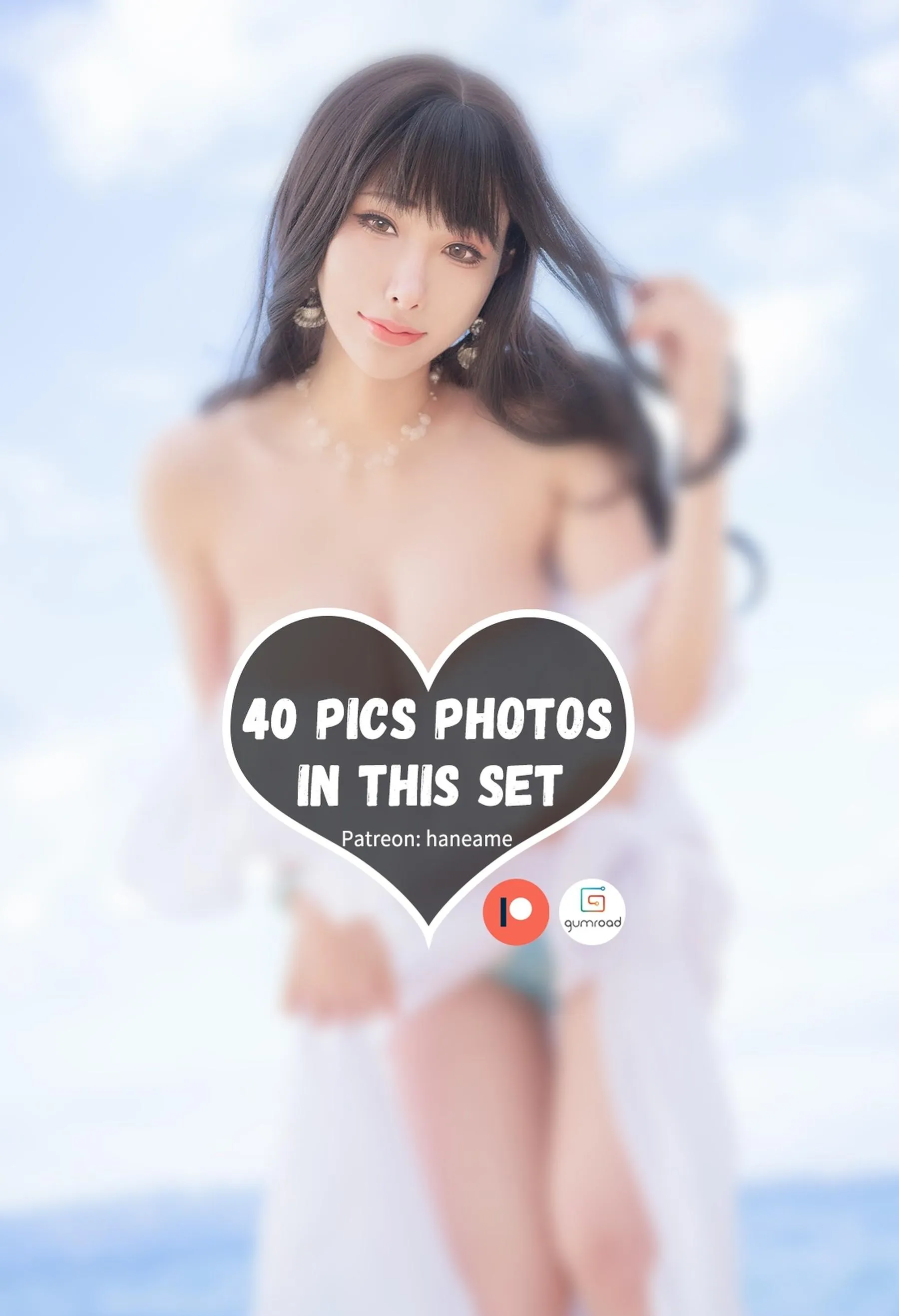 雨波_HaneAme – NO.191 2023年05月新品订阅4套视频-Original White Sand Love In Okinawa [43P]插图2